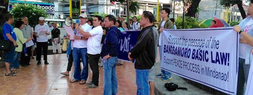 Kaloy Manlpug at the Citizens' Action for BBL Rally (Photo by Paul Paraguya)