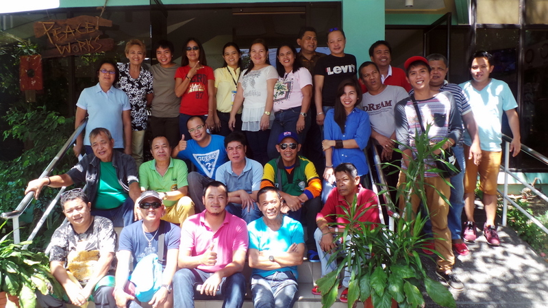The Barangay Solid Waste Management Committee of Carmen pose for a picture at the Balay Mindanaw Peace Center