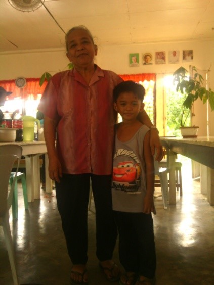 During the Community Orientation last June 10: Punong Barangay Coronacion Yanez